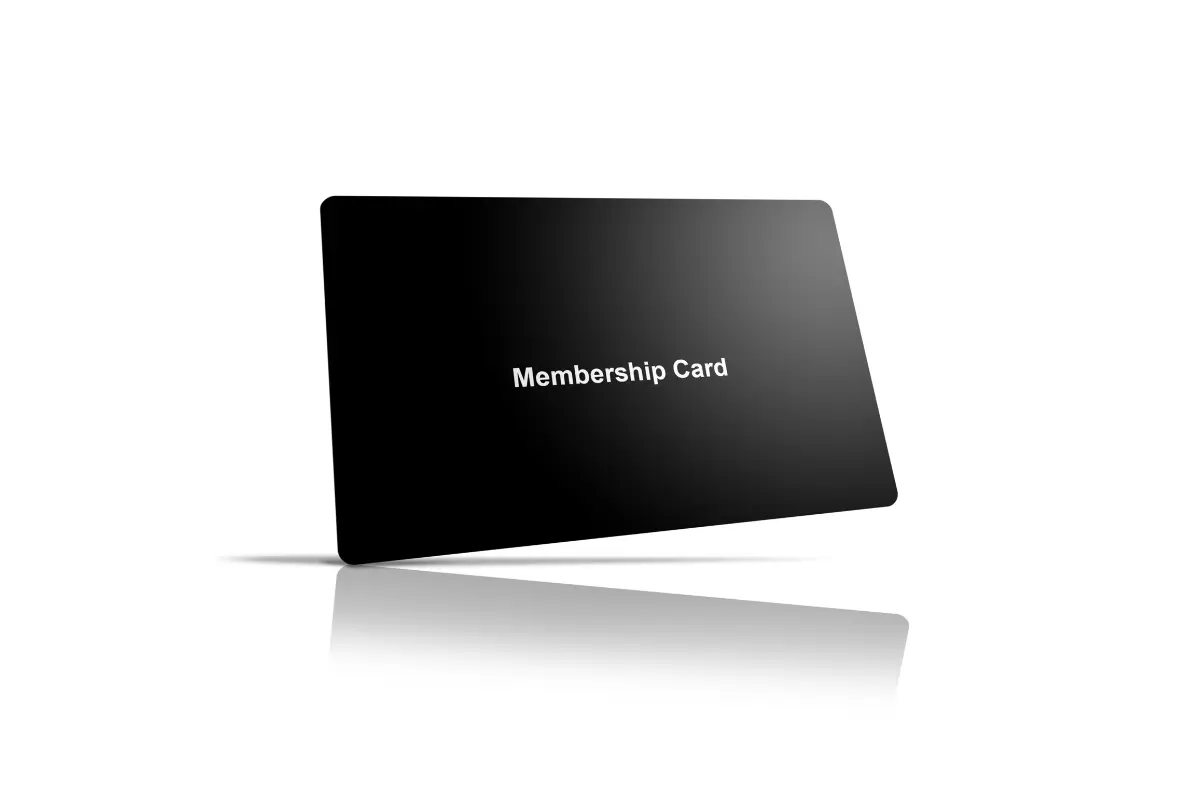 Fitness Memberships card